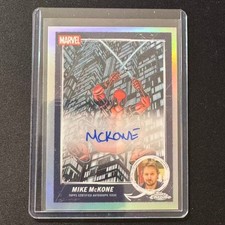 🔌IU 2025 TOPPS CHROME DEADPOOL COMIC BOOK ARTIST AUTO REFRACTOR MIKE MCKONE