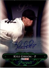 2010 TRISTAR Pursuit Autographs Green #91 Kyle Gibson /25 Auto BB