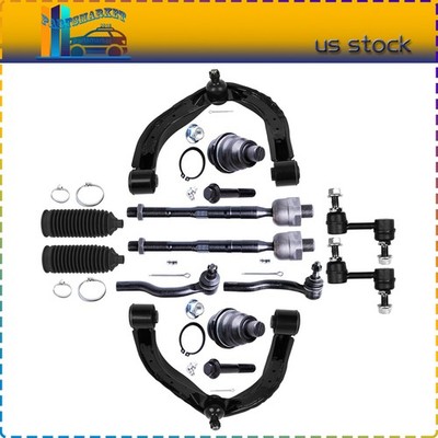 Fit For Nissan TITAN 12Pcs Control Arm Tie Rod End Ball Joints Suspension Kits