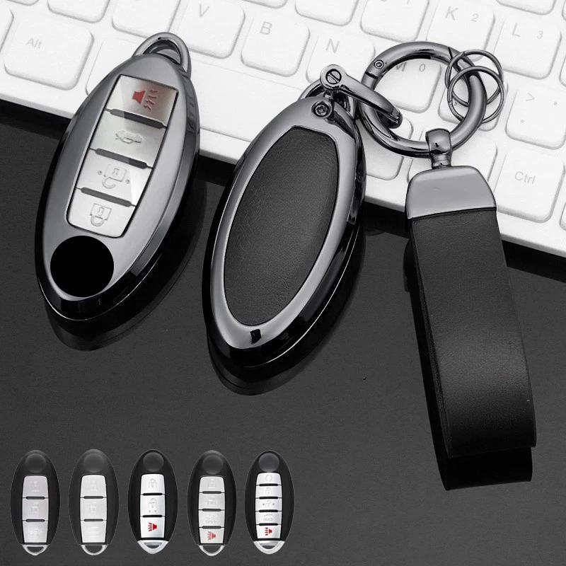Цинковый сплав TPU автомобиля ключ чехол для Nissan GT-R Armada Murano Rogue лист 370Z - Изображение 3 из 4