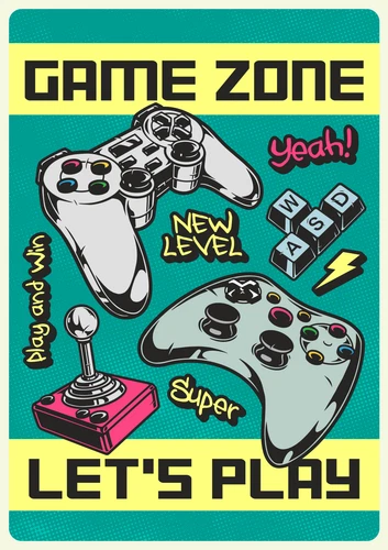 Gaming Gamer Area Do Not Disturb Sign Self Adhesive Vinyl Sticker