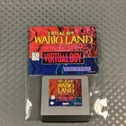 Wario Land Game + Cover + Instruction Manual (Nintendo Virtual Boy) AUTHENTIC!