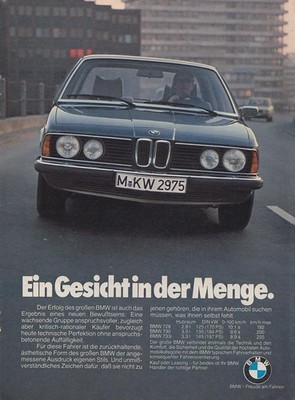 BMW 7er (E23) - Reklame Werbeanzeige Original-Werbung 1978 (3)