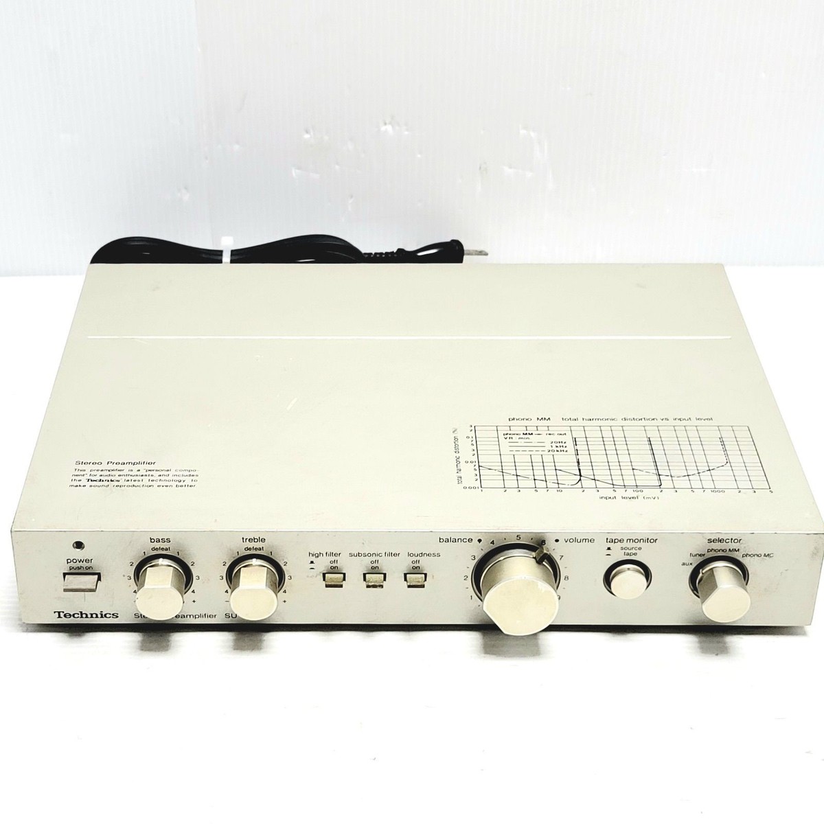 Technics SU-C01 Preamp + SE-C01 Power Amp + ST-C01 Tuner Vintage