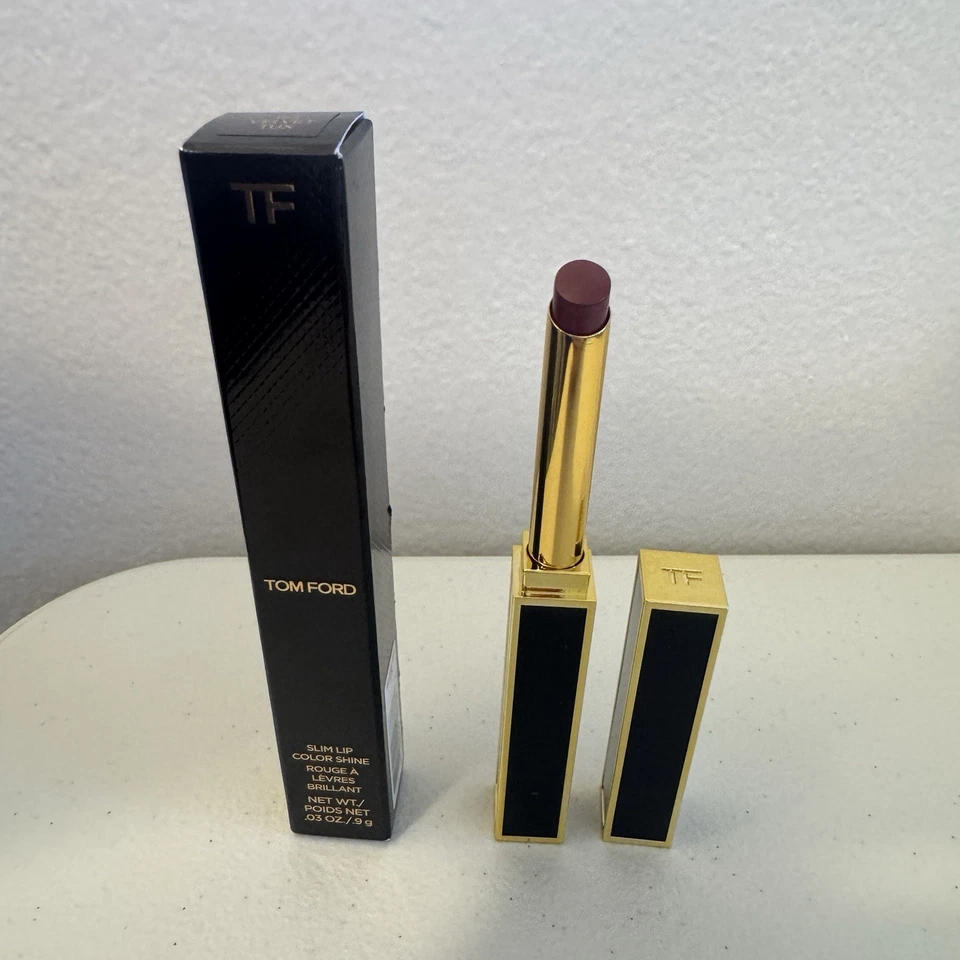 Tom Ford Slim Lip Color Shine #153 Velvet Tux 0.03oz /0.9g Full Size New In Box - Image 2 of 4