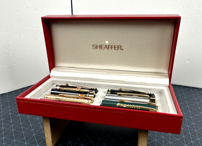 Vintage Sheaffer Pen Salesman s Advertising Sample Logo Fountain Pen Top Set
