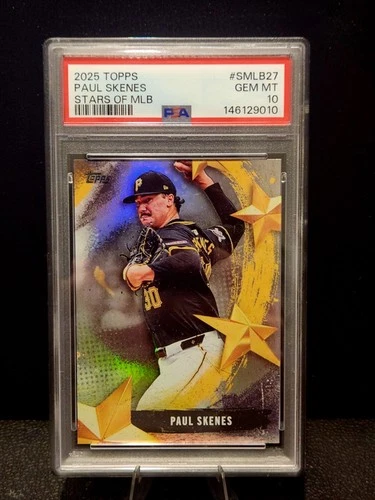 2025 Topps Series 1 - Stars of Mlb Paul Skenes #SMLB-27 PSA 10 Gem MT