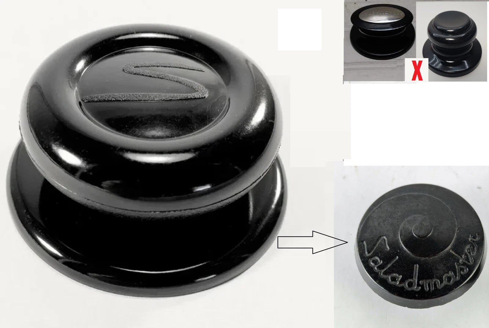 Saladmaster Standard Knob Lid Handle for Stockpots Saucepan Skillet Fry Pan