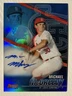 Michael McGreevy 2021 Bowman's Best Auto Blue Refractor 067/150 Cardinals