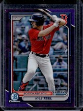 2024 Bowman Chrome Kyle Teel Prospects Purple Refractor #/250 Red Sox