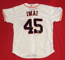Tatsuya Imai Houston Astros MLB Baseball Autographed Signed Custom Jersey JSA