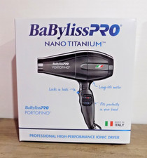 NEW BaBylissPRO Portofino Proffesional Hair Dryer Nano Titanium Ionic "BPOR1"