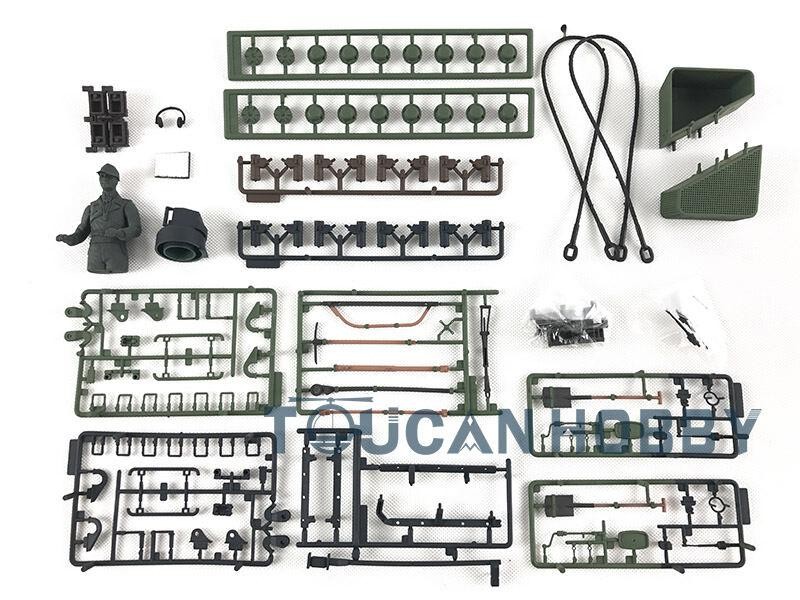Big Sale 1/16 German Leopard2A6 Battle RC Tank HengLong 3889 Accessory Part Bag