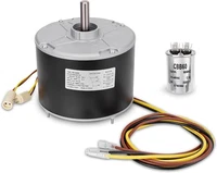1/4 HP Condenser Fan Motor 208-230V 1100 RPM 48 Frame Carrier Bryant Genteq