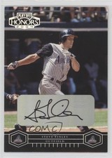 2004 Playoff Honors Silver Signatures 4/25 Steve Finley #14 Auto 05bt