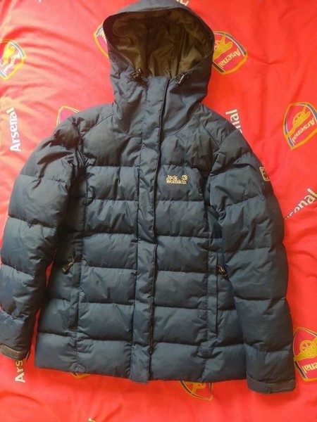 Women Jack Wolfskin Winter Jacket Navy 38 / M / 46 #9DNX