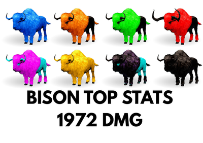 #ad #ad Bison 1972 DMG TOP STATS Clone Ark Survival Ascended Official PVE $4.49