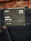 NWT Women’s Express Blue Jeans 12 Regular Skinny High Rise Curvy — photo 2