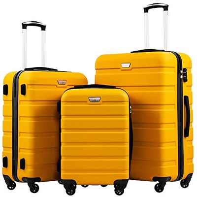 COOLIFE Koffer Trolley Handgepäck Handgepäck Hartschale Reisetasche