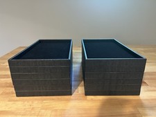 12 Jewelry Trays with 12 Black Velvet Liners