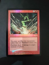 MTG Fireblast Foil FNM Dci Promo Nm Condition Rare Red Burn Staple