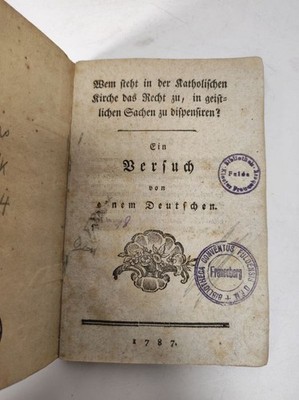 Wem steht in der Katholischen Kirche das Recht zu, in geistlichen Sachen zu disp