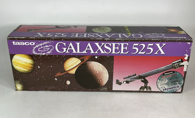 NEW Vintage 1997 Tasco Galaxsee 525X BLUE Telescope Model 45