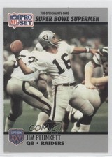 1990 Pro Set Super Bowl XXV Silver Anniversary Box Set Jim Plunkett #35 1d2