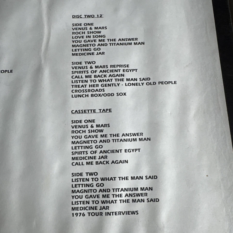 Paul McCartney/Wings-Venus & Mars Special Box set 2xLP/EP/Tape Starlight ruffs - Image 2 of 4