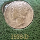1938 D MERCURY DIME! Nice Better Date 5.5 Million