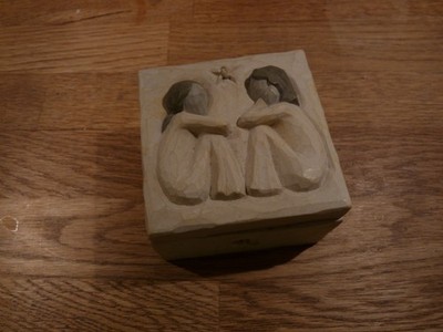 Willow Tree Forever True Forever Friends quadratischer Keramik Schmucktopf Susan Lordi