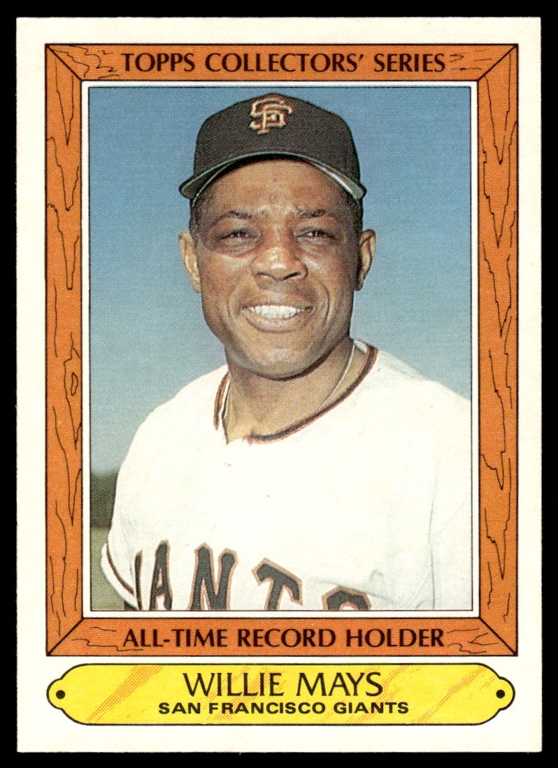 1985 Topps Woolworth All-Time Record Holders Willie Mays San Francisco Giants
