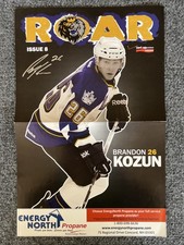 Manchester Monarchs AHL Brandon Kozun Autographed Poster 11x17 Roar Magazine