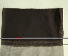 Vintage Seamless Flat Knit Stockings 35 Inches Long Reinforced Heel And Toe