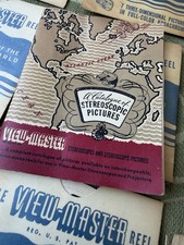 Vintage View Master Reels Lot of 15 from 7 More Wonders of the World series.