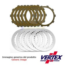 KIT 17 dischi frizione guarniti + metallici SUZUKI LTZ400 2005 VERTEX