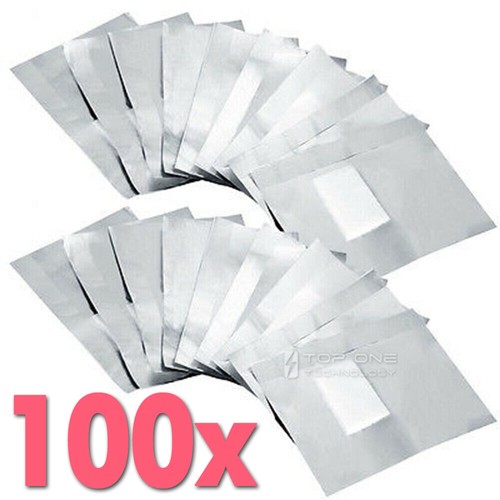 Nail Polish Removal Aluminium Foil Wraps 50-1000pc Cotton Pad Remover Soak Off - Picture 8 of 14