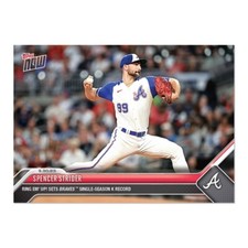 2023 Topps NOW Spencer Strider #945 Braves