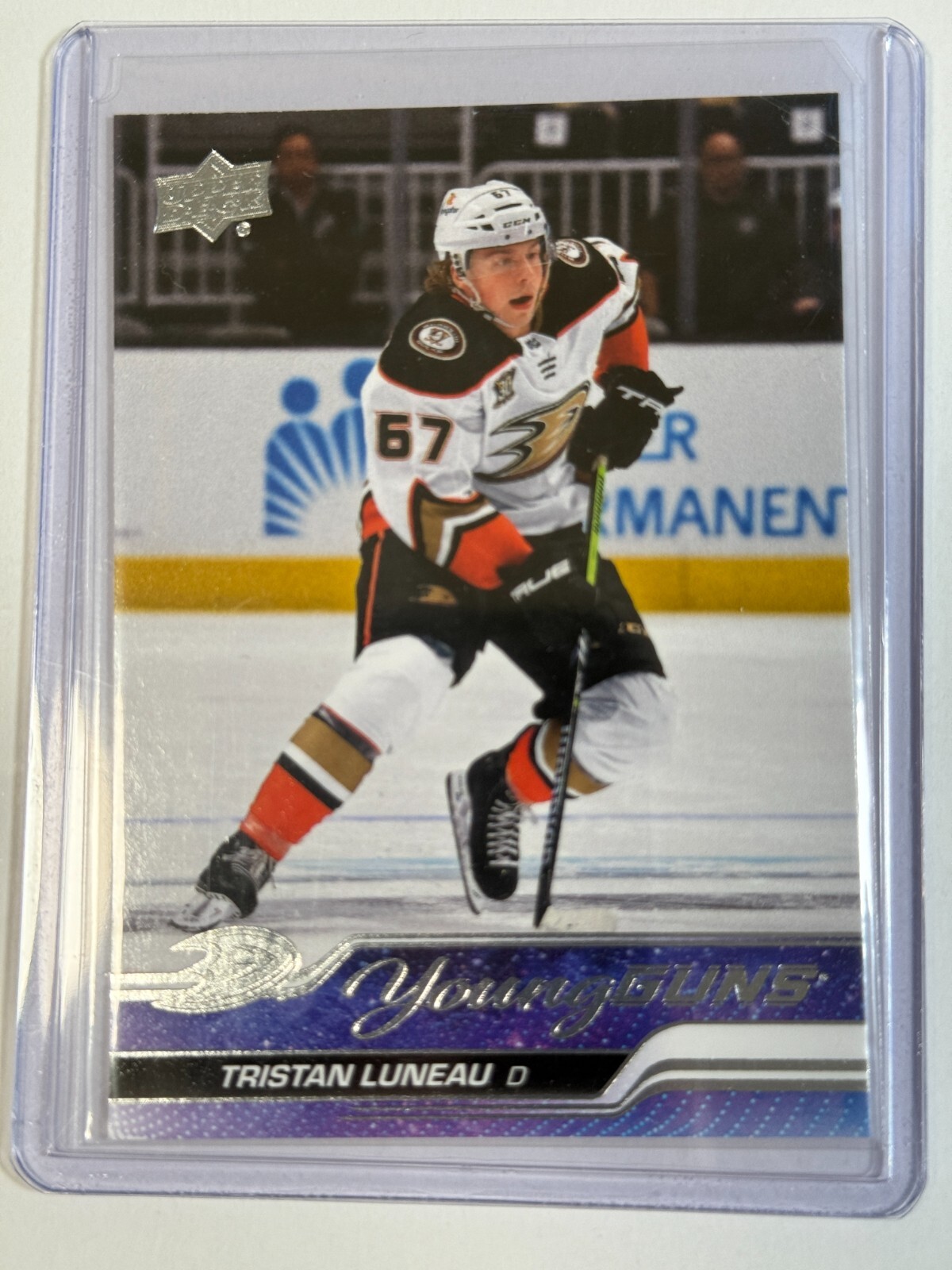 2023-24 Upper Deck Series 2 - Young Guns #480 Tristan Luneau - Anaheim Ducks