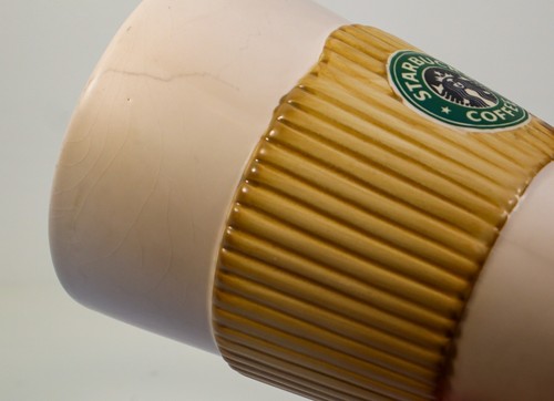 Starbucks Ceramic To-Go Cup 2009 Mug 25 Oz - Picture 7 of 8