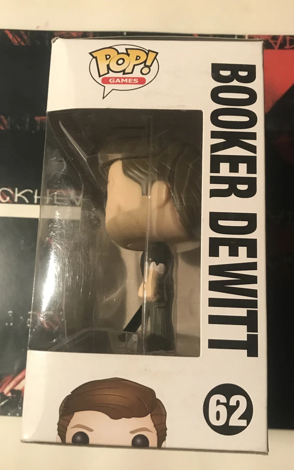 BioShock Infinite Booker DeWitt Pop! Vinyl Figure No: 62 Box 📦 Shop Wear New - Image 2 of 4
