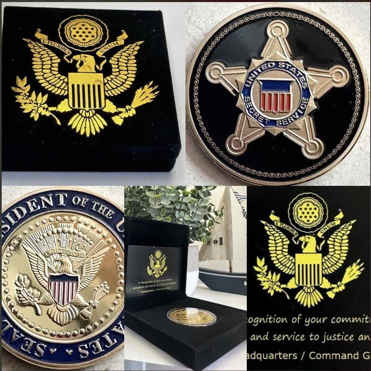 米国シークレットサービスホノルル局 チャレンジコイン United