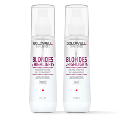 Goldwell Dualsenses Blondes & Highlights Brilliance Serum Spray 2x150 ml aus DE