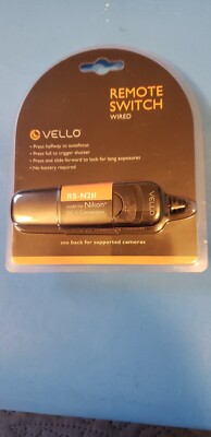 NIKON DC-2 CONNECTION VELLO RS-N211  WIRED REMOTE SWITCH***BRAND NEW ITEM***