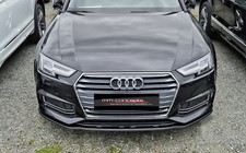 CUP Spoilerlippe für Audi A4 S-Line S4 Typ B9 AB Bj. 15 Front Spoiler Schwert IN