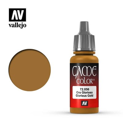 VALLEJO GAME COLOR 72056 GLORIOUS GOLD 17ml (Acrylic Paint)
