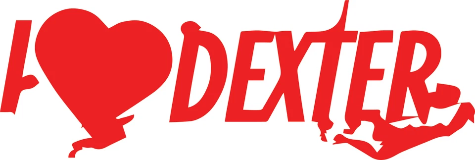 I Heart Dexter Vinyl Decal Cult SHOWTIME Serial Killer Michael Hall TV Sticker