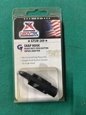 Grovtec Snap Hook Push Button Swivel Adapter #GTSW-269