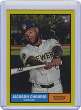 jackson chourio Topps Archive Rc Yellow Foil 2024