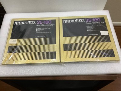 Maxell UD 35-180 10 1/2 in Metal Reel 3600ft Recording Tape for  